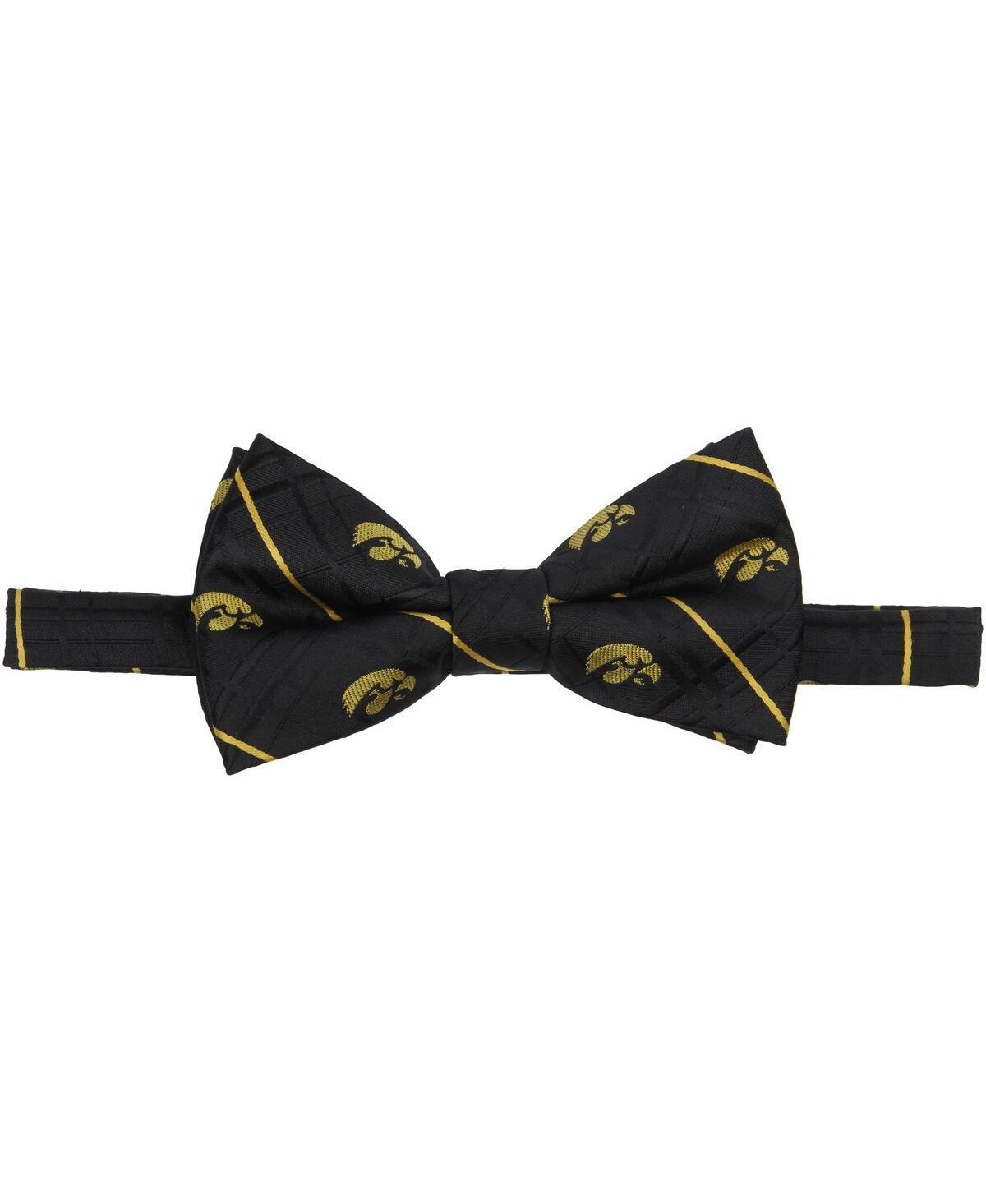 Men's Black Iowa Hawkeyes Oxford Bow Tie - Black