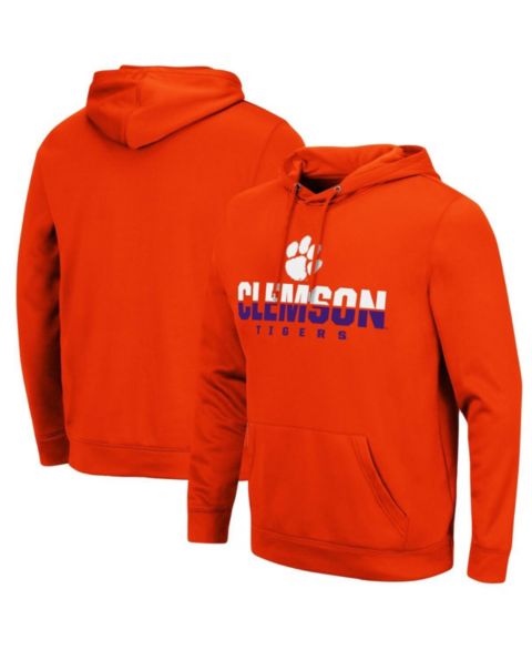 Мужское худи Colosseum Clemson Tigers Lantern Pullover, цвет: Оранжевый