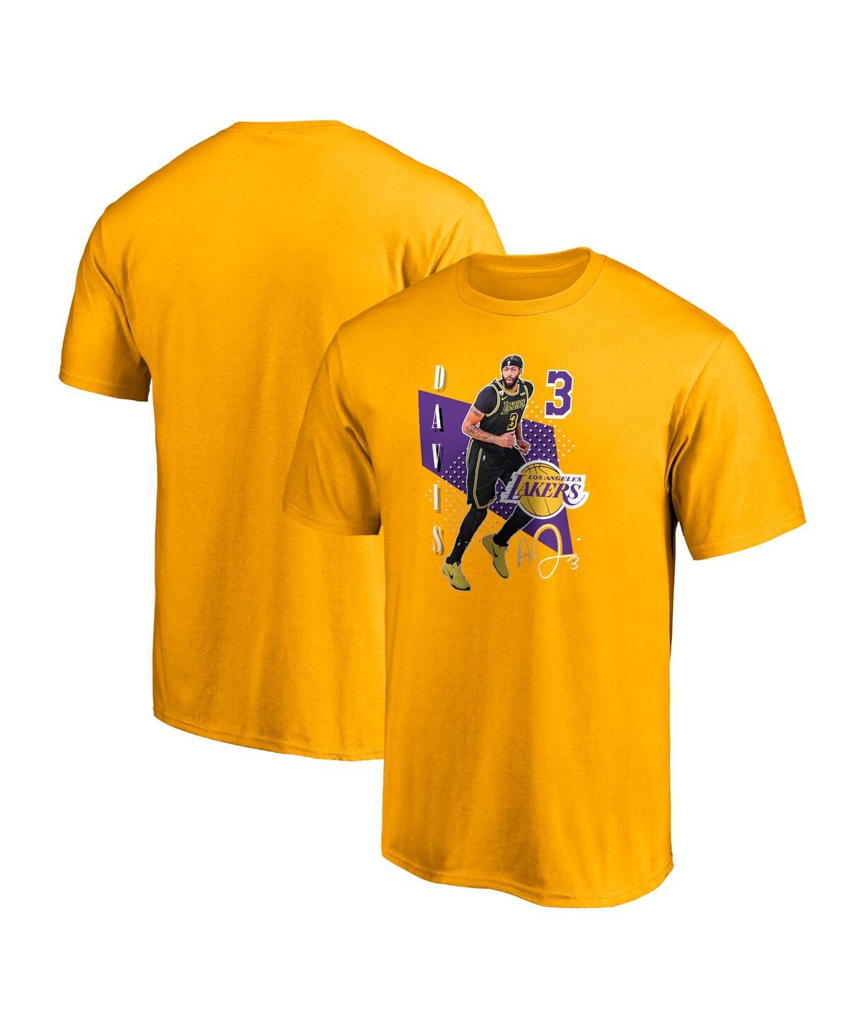 Men's Anthony DavisLos Angeles Lakers Pick Roll T-shirt - Gold