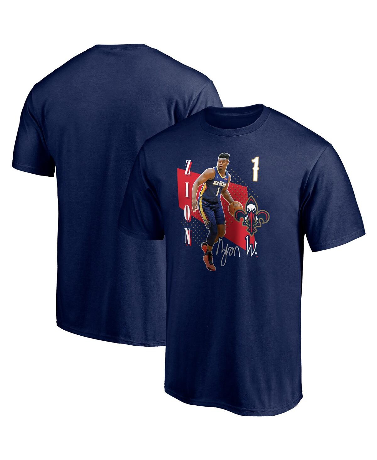 Men's Zion WilliamsonNew Orleans Pelicans Pick Roll T-shirt - Navy