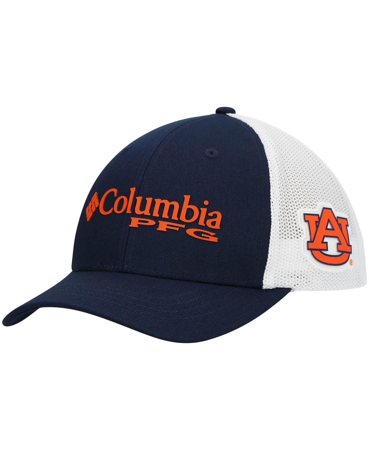 Shop Columbia Boys Navy Auburn Tigers Collegiate Pfg Flex Snapback Hat