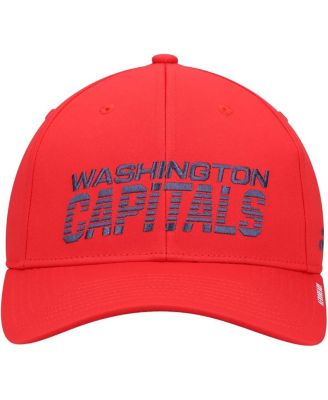 Men's Red Washington Capitals 2021 Locker Room AEROREADY Flex Hat