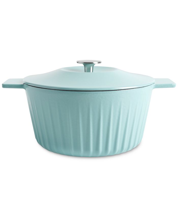 Martha Stewart Collection 5-Qt. Enameled Cast Iron Dutch Oven, Created for  Macy's