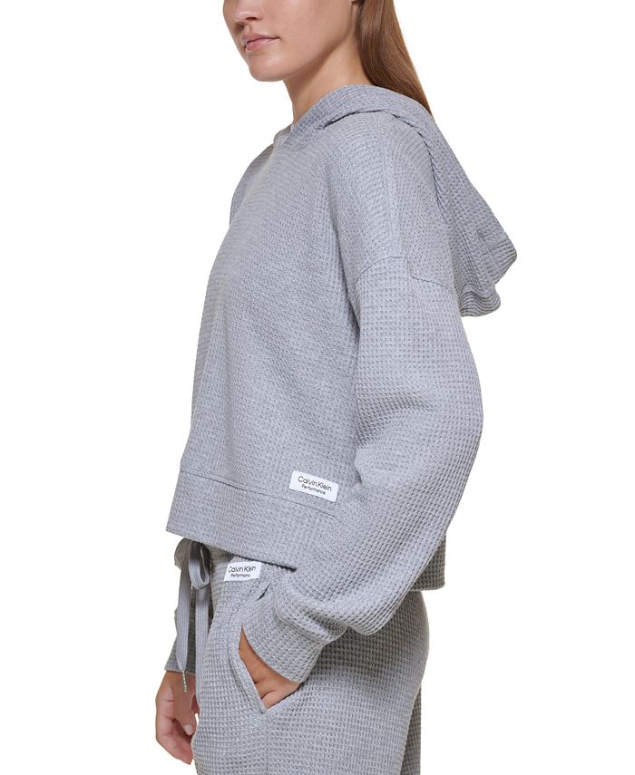 Calvin Klein Women's Waffle Hoodie Macy's