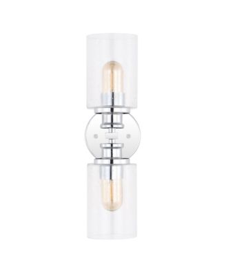 Jules Edison Cylinder 2-Light Farmhouse Contemporary LED Vanity
