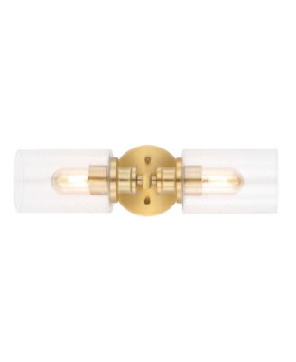 Jules Edison Cylinder 2-Light Farmhouse Contemporary LED Vanity
