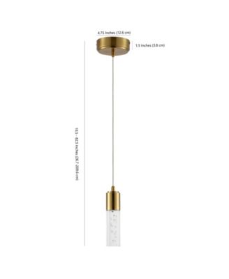 Bolha 1-Light Bubble Modern Minimalist Integrated LED Pendant
