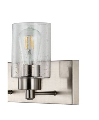 Irving 3-Light Seeded Modern Contemporary LED Vanity Light