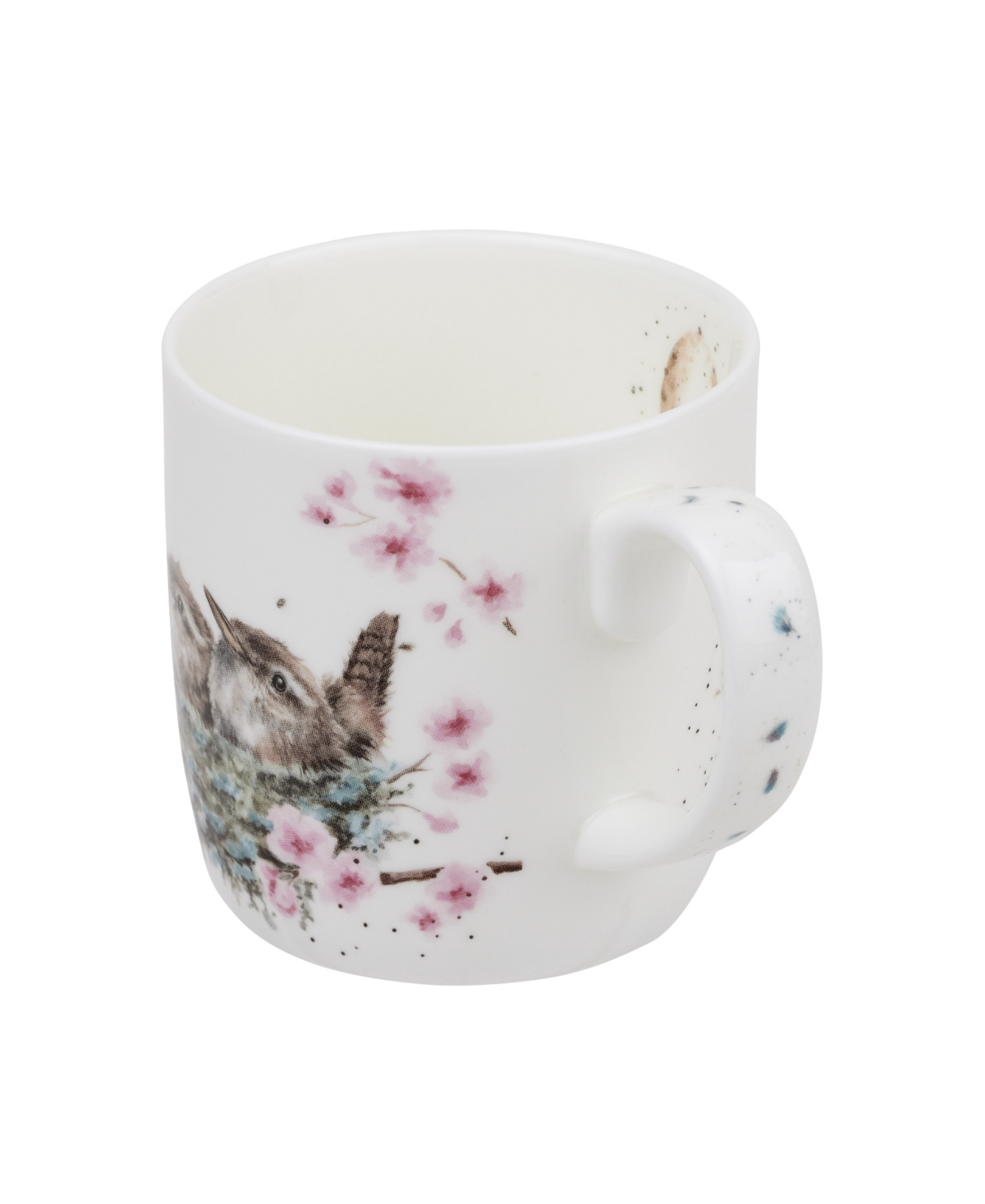 Royal Worcester Wrendale Feather Your Nest Mug, Set of 4