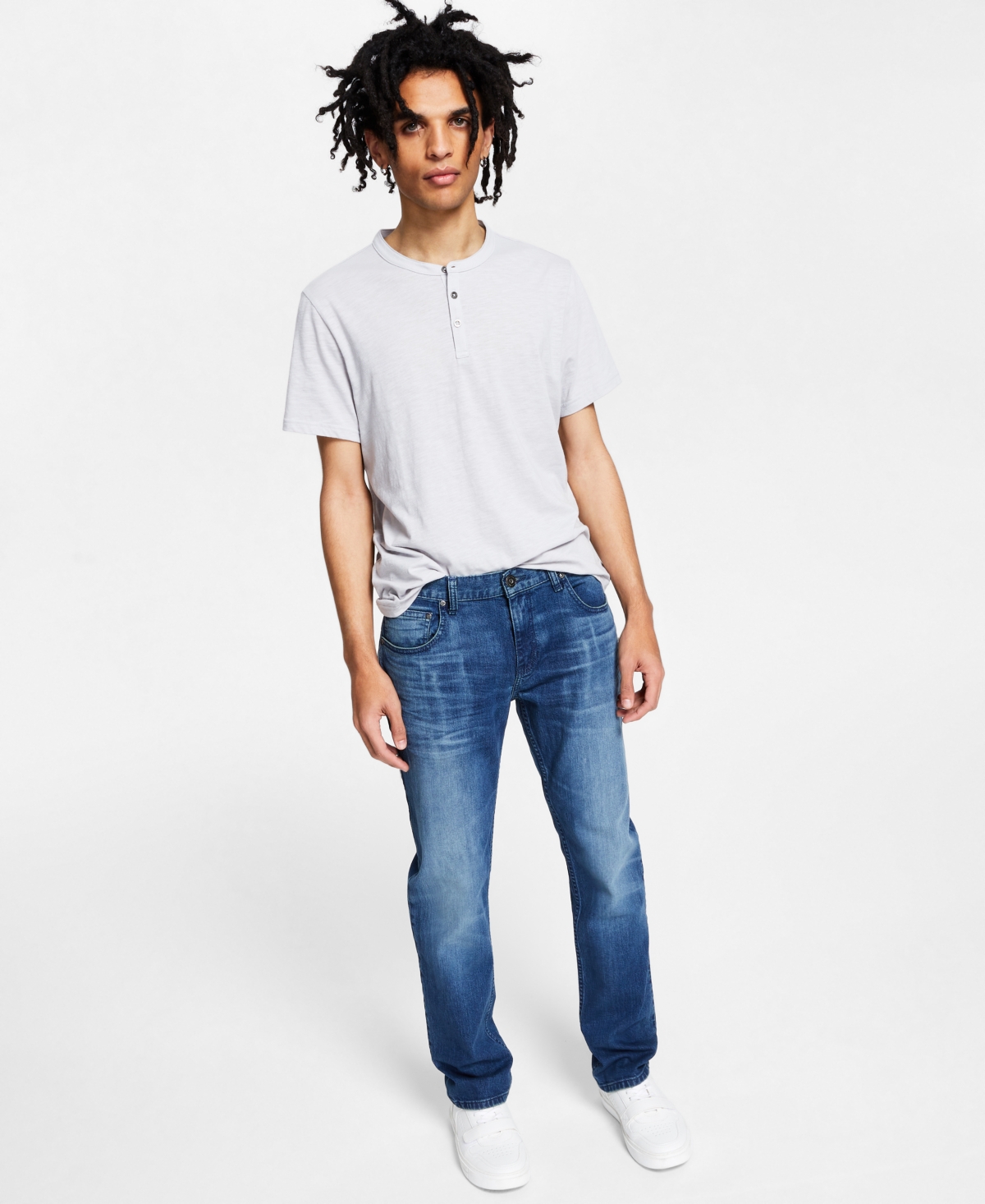 I.n.c. International Concepts Men's Slim-Fit Medium Wash Jeans, Created for Macy's