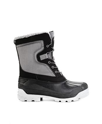 POLAR ARMOR Men's All-Weather Inner Faux Fur Snow Boots - Macy's