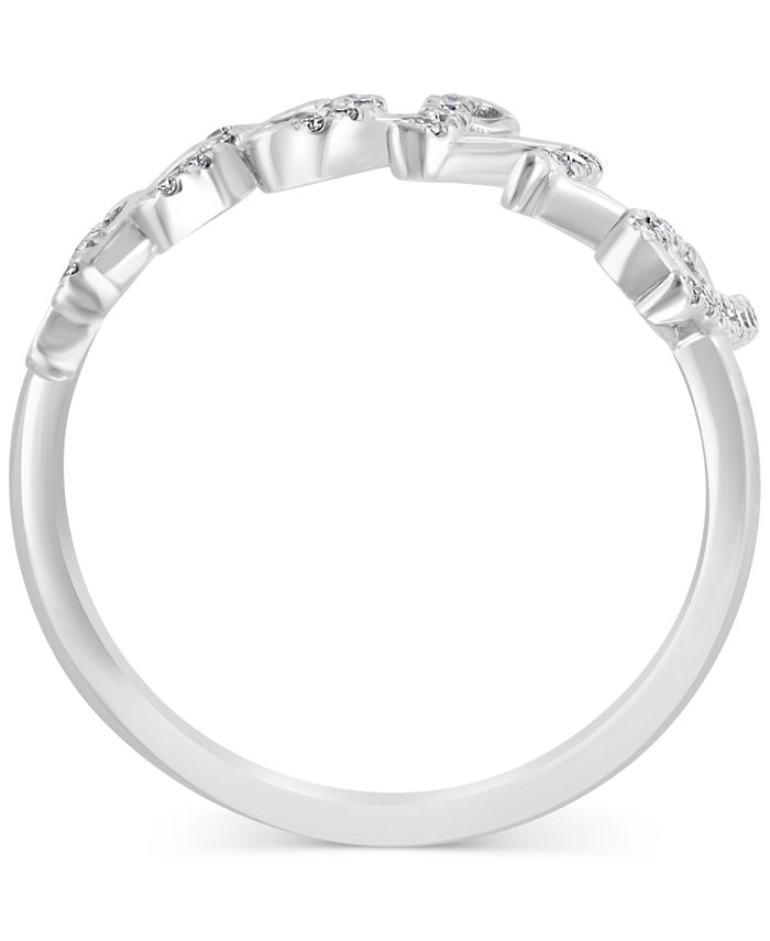 EFFY Collection - Diamond Zodiac Pisces Ring (1/10 ct. t.w.) in Sterling Silver