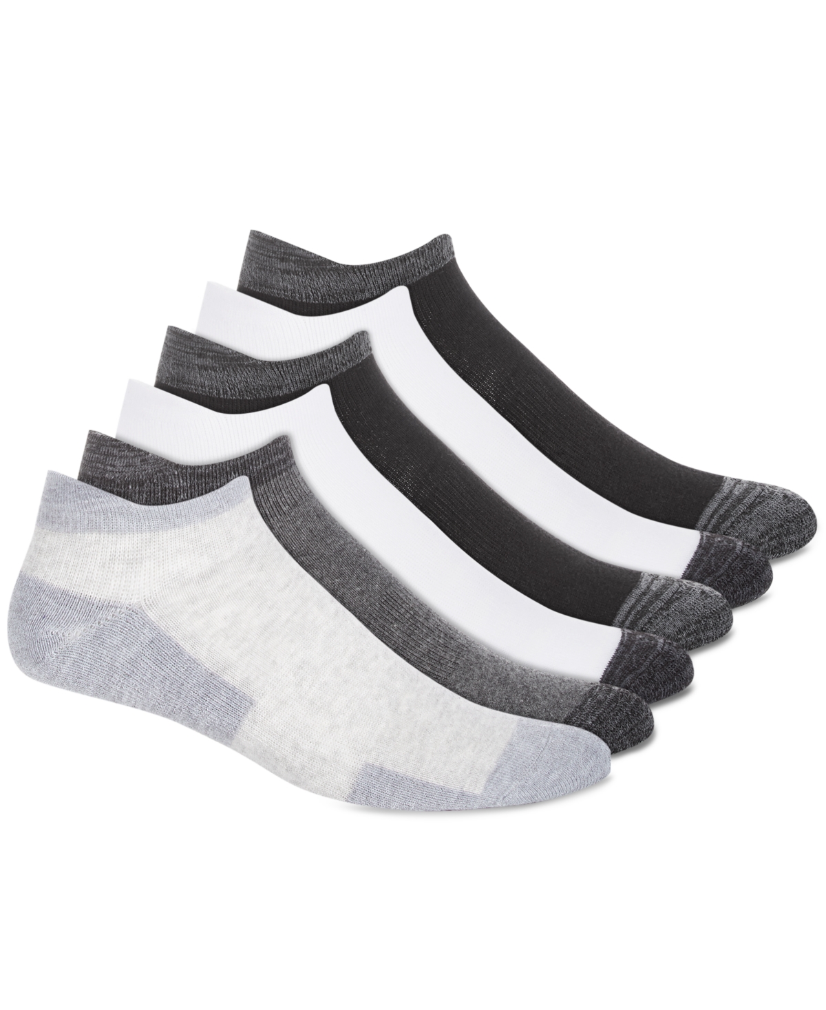 Id Ideology Women's 6-Pk. Tonal No-Show Socks, Created for Macy's