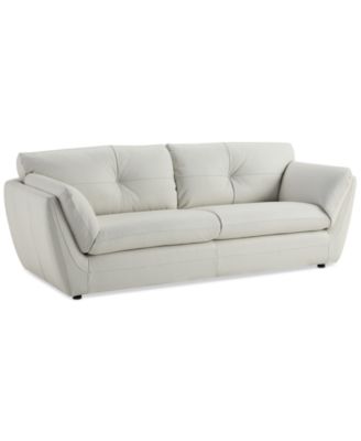 Furniture - Tibie 92" Leather Sofa