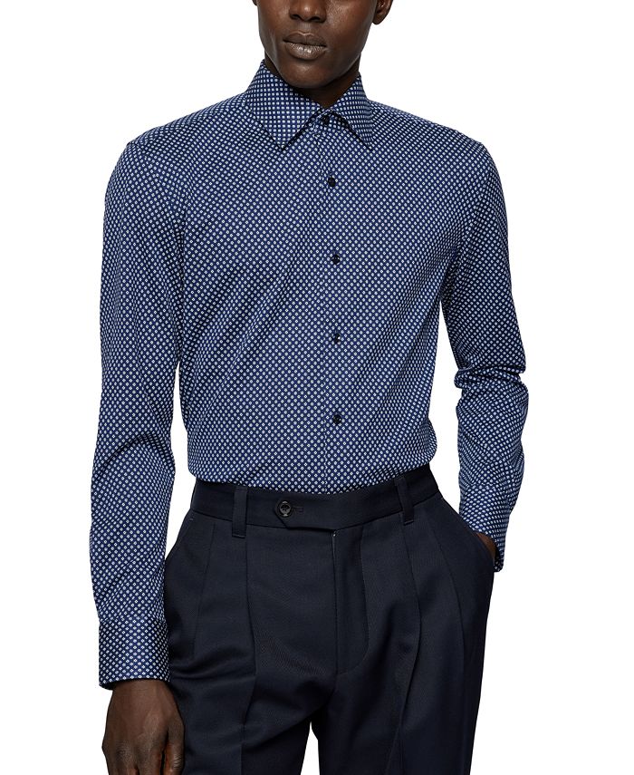 Kind Motiveren Blozend Hugo Boss BOSS Men's Slim-Fit Cotton Jersey Shirt & Reviews - Hugo Boss -  Men - Macy's