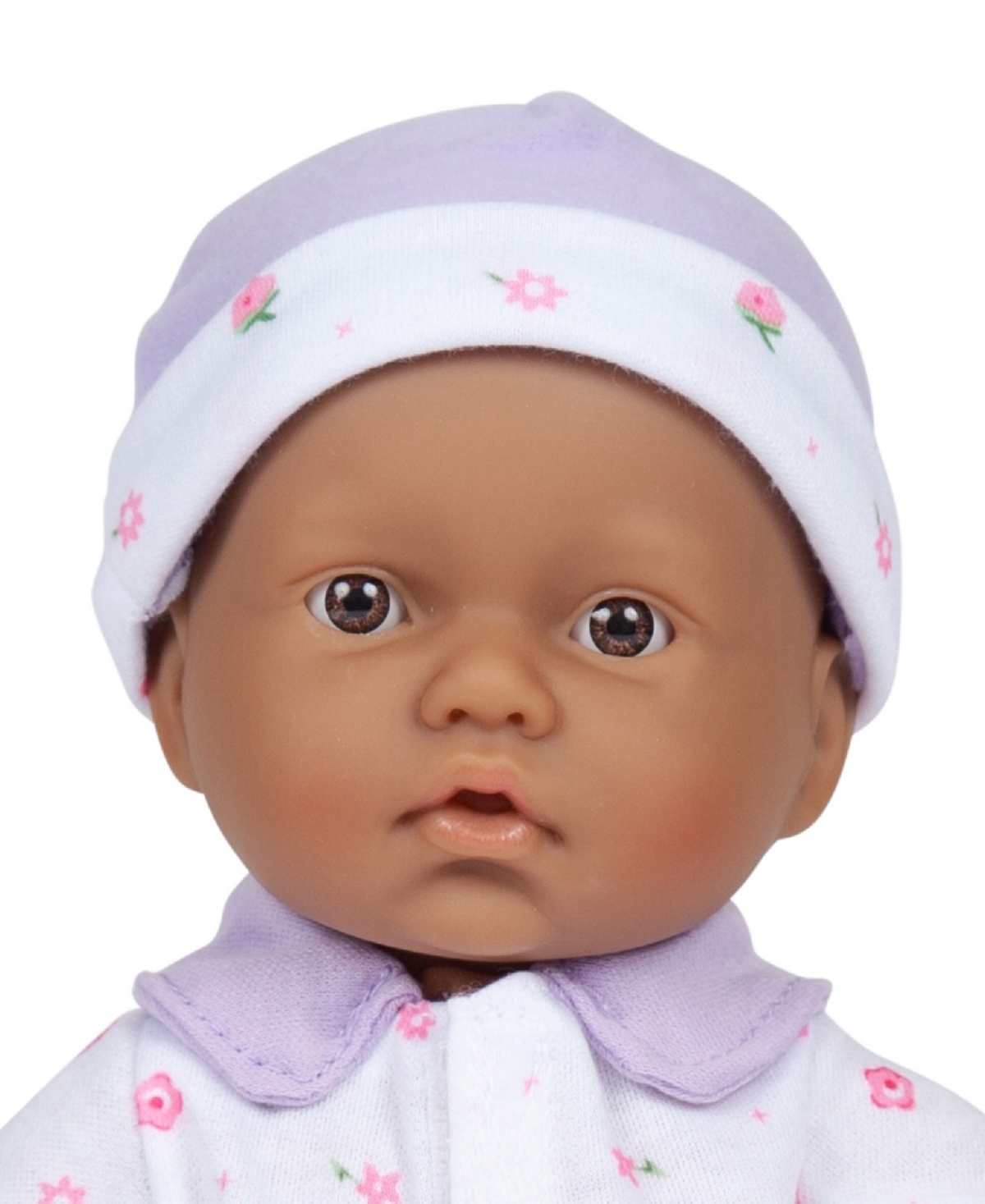 Shop Jc Toys La Baby Hispanic 11" Soft Body Baby Doll Purple Outfit In Hispanic - Purple