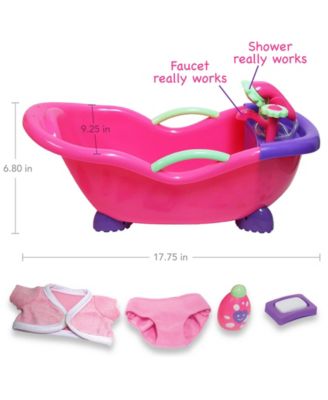 Lots to Love Babies 14" Baby Doll -Bath Shower Gift Set