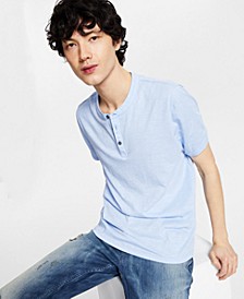 Men's Solid Henley, Created for Macy's 