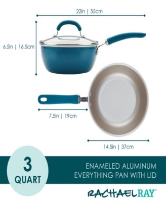 Create Delicious Aluminum Nonstick Everything Pan, 3 Qt. 
