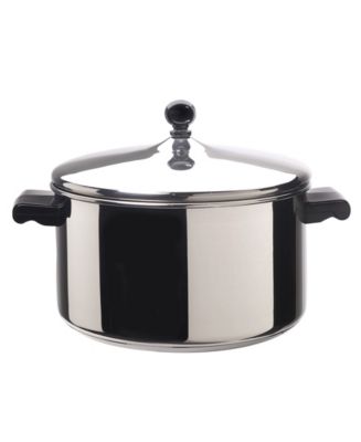 Farberware Classic Series Stainless Steel 6-Qt. Saucepot & Lid - Macy's