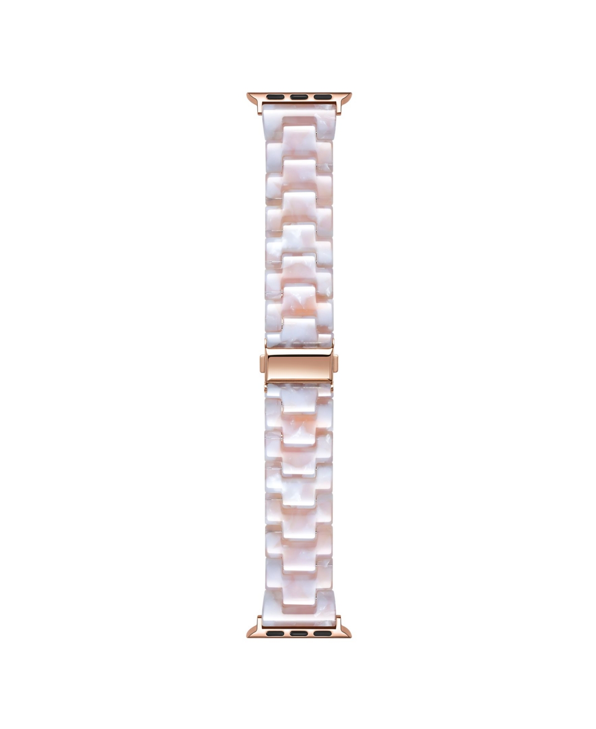 Claire Blush Tortoise Resin Link Band for Apple Watch, 38mm-40mm - Blush Tortoise