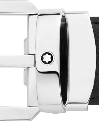 Leather Trapeze Pin Buckle Belt