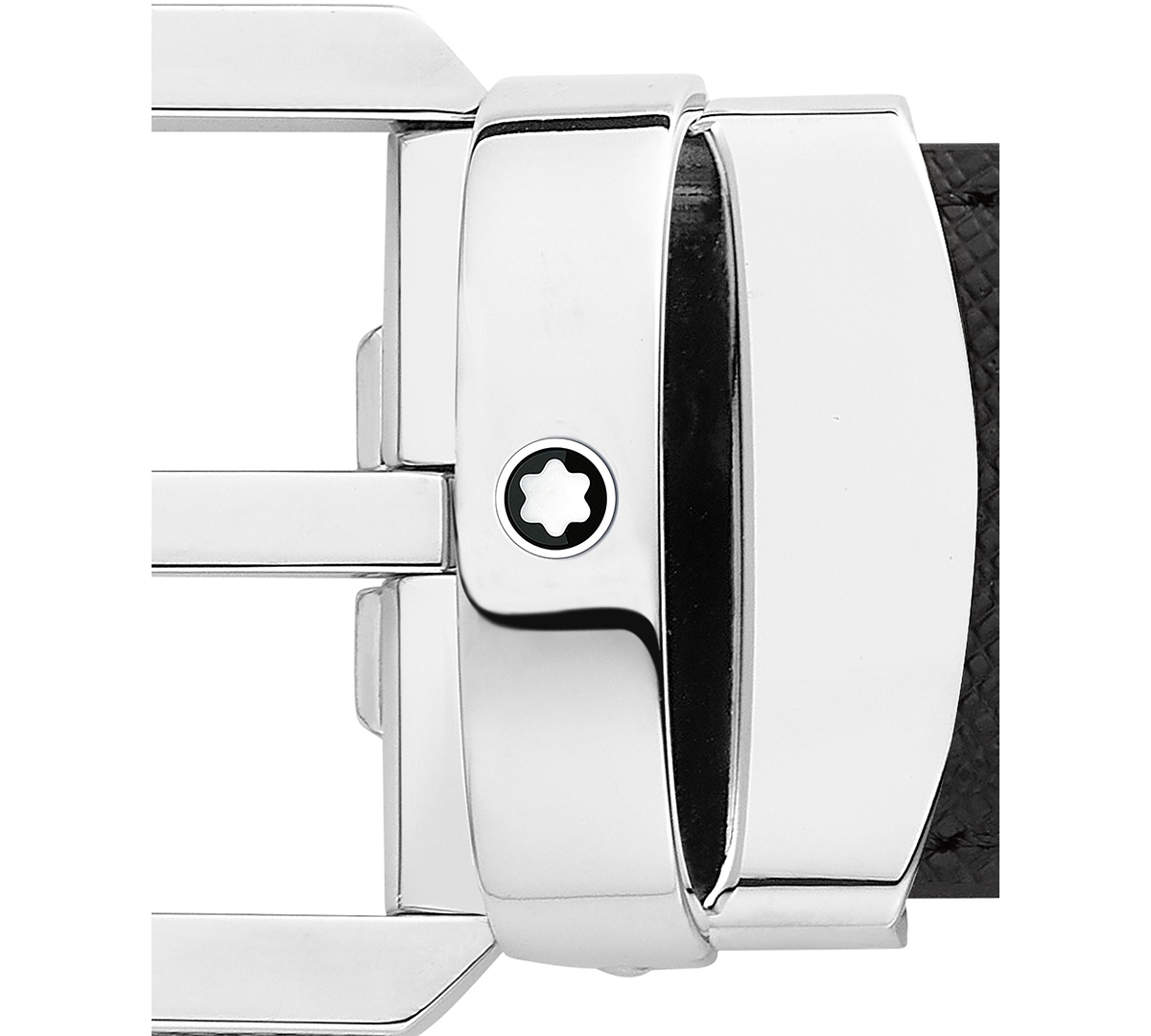 Montblanc Leather Reversible Pin Buckle Belt In Black,brown