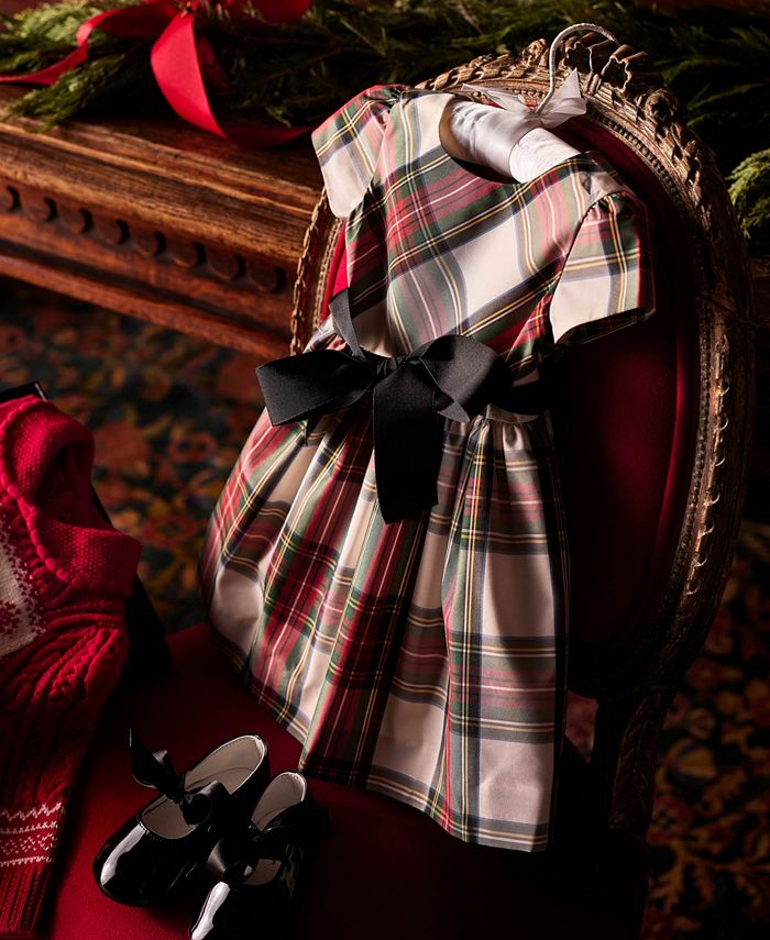 Polo Ralph Lauren Baby Girls Plaid Taffeta FitandFlare Dress