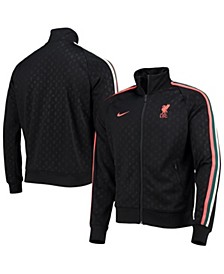 Men's Black Liverpool N98 Raglan Full-Zip Jacket