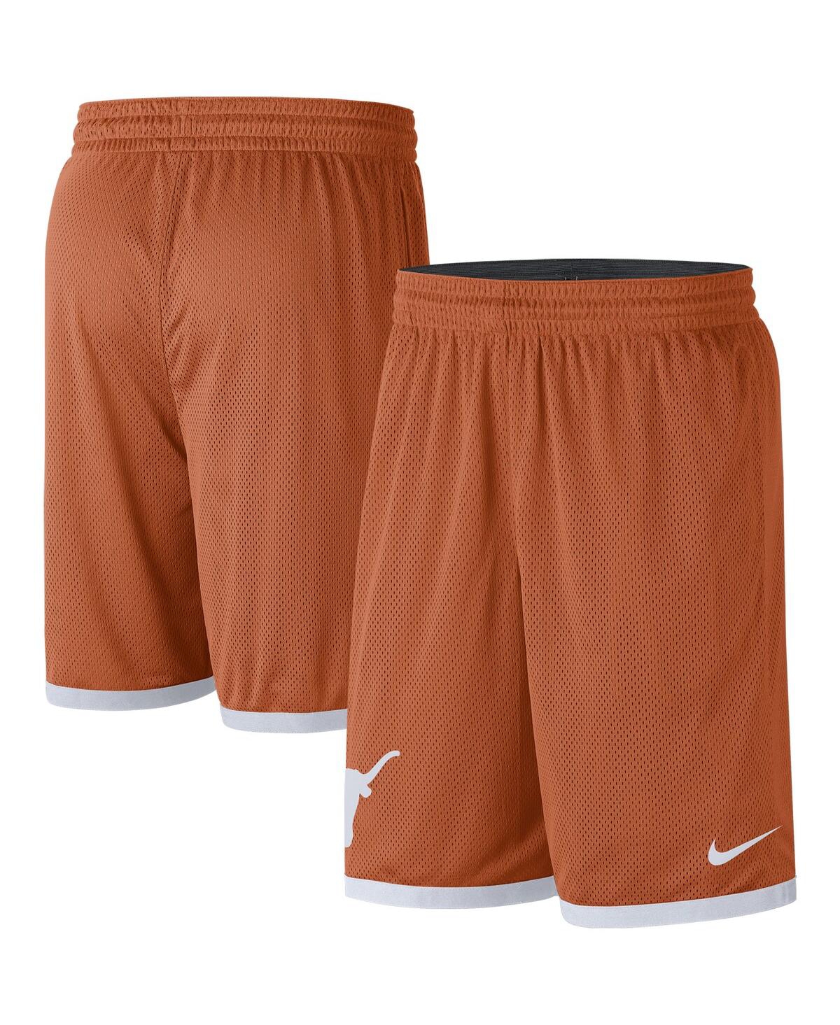 Men's Burnt Orange and White Texas Longhorns Logo Performance Shorts