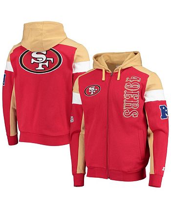 Starter Men's Scarlet, Gold San Francisco 49Ers Logo Extreme Full