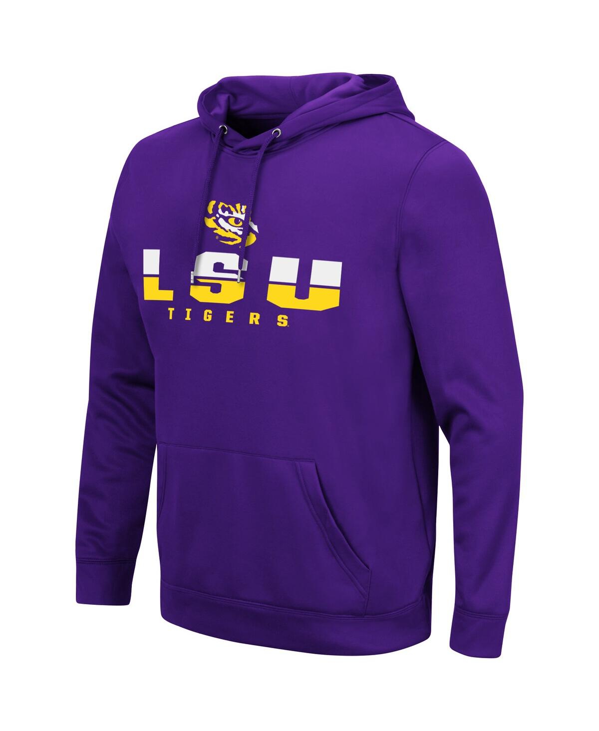 Colosseum Purple Lsu Tigers Lantern Pullover Hoodie In Purple