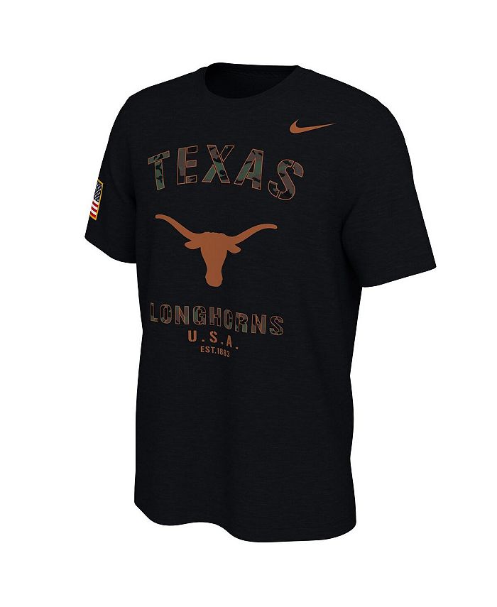 Nike Men's Black Texas Longhorns Veterans Day Tshirt Macy's
