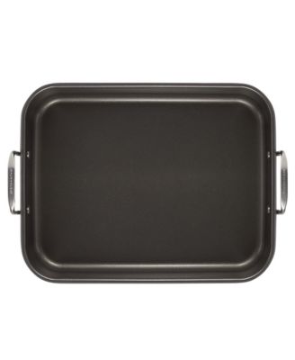 Hard-Anodized Non-Stick 12" x 16" Roaster & Dual-Height Rack
