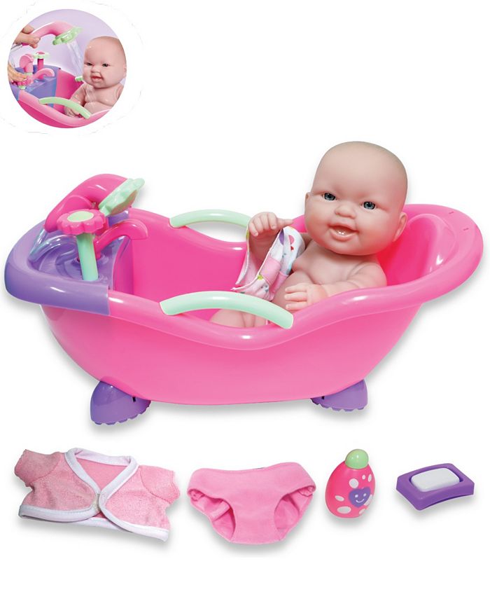 My Sweet Love Baby Doll with Real Working Bathtub & Duck - 14 in