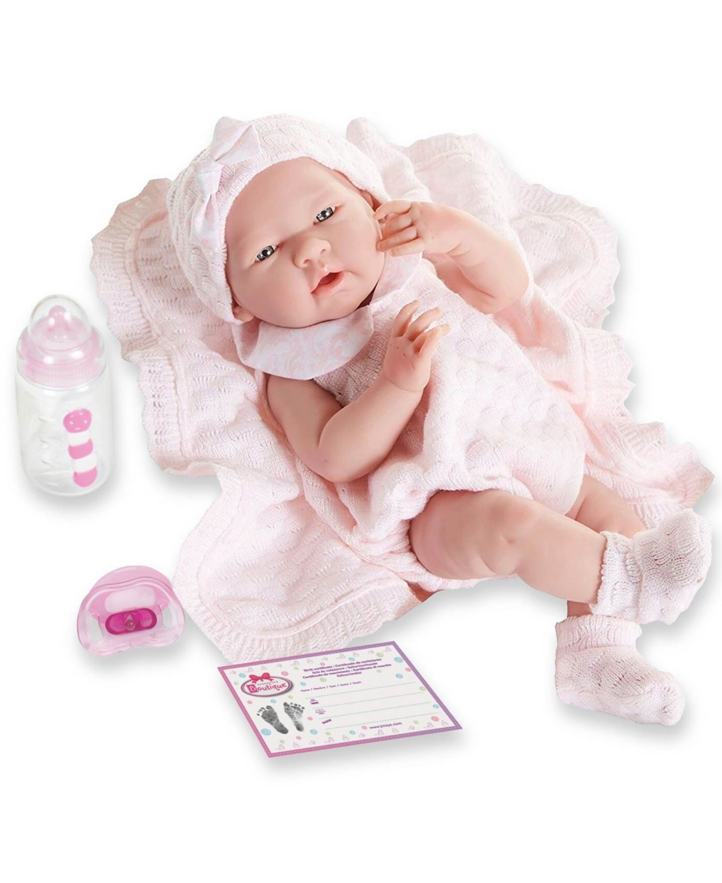Детская кукла JC TOYS La Newborn 15" Anatomically Correct Real Girl Baby Doll, Ages 2+ — фото 1