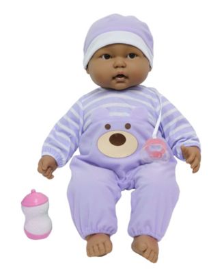 Lots to Cuddle Babies 20" Hispanic Baby Doll Purple Outfit