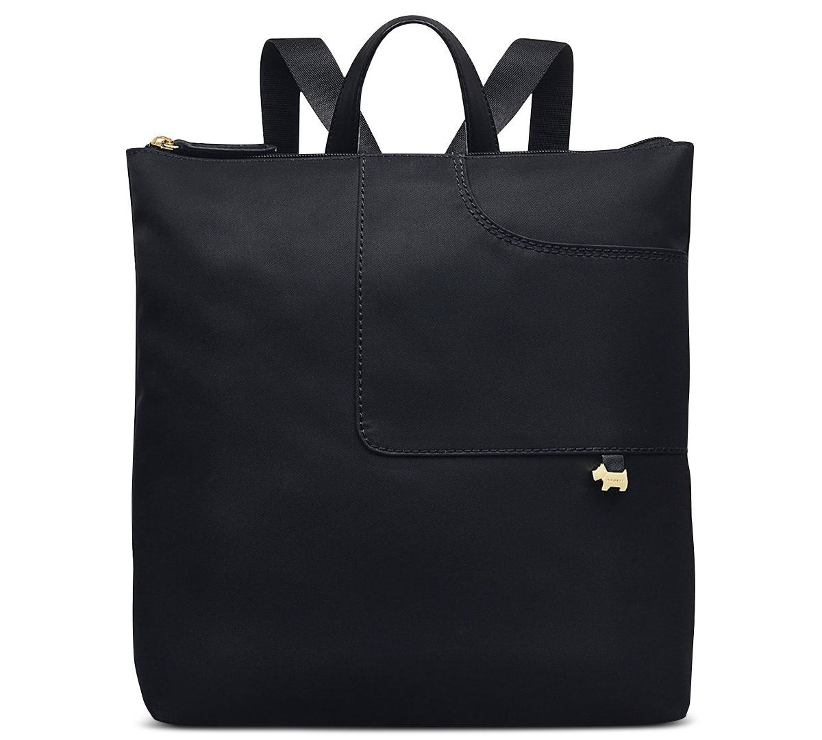 Women's Pocket Essentials Responsible Zip Top Backpack Bag - Black