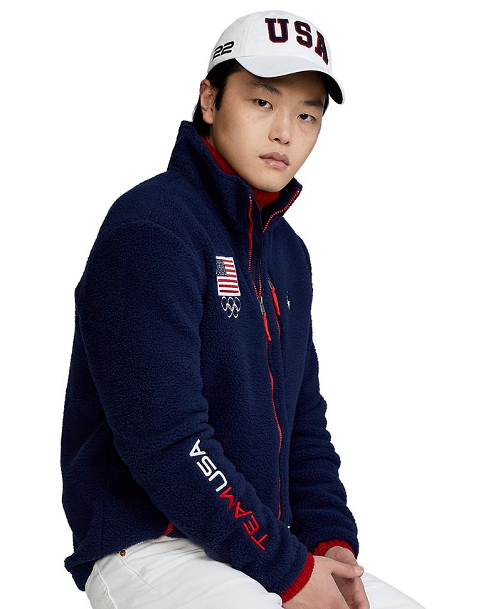 Polo Ralph Lauren Team USA Fleece Jacket - Macy's