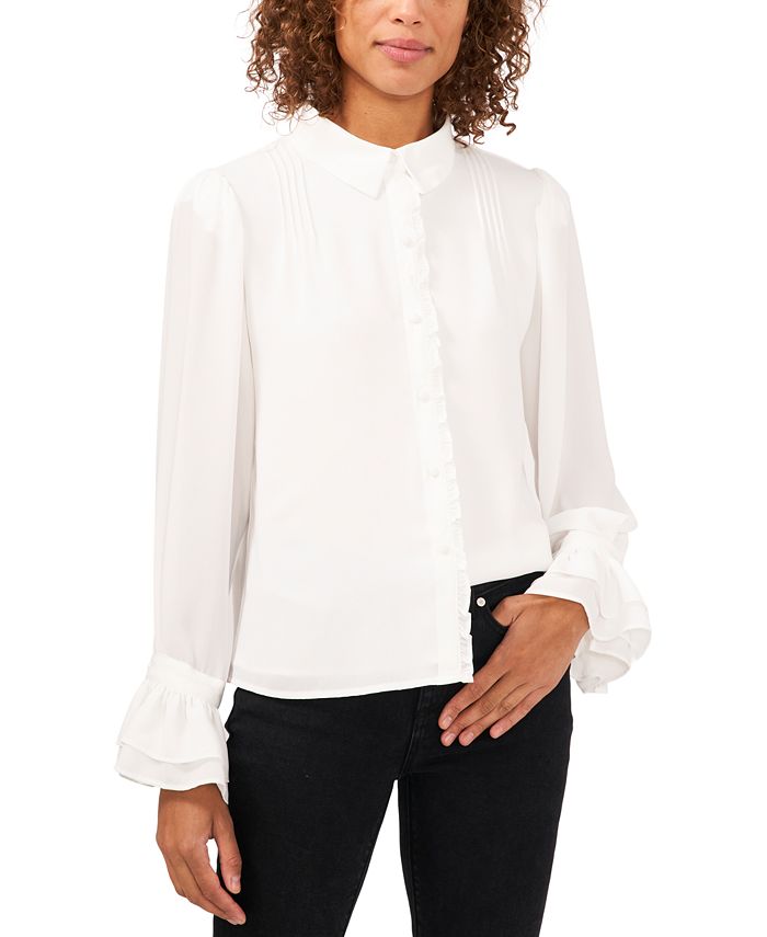 Riley & Rae Ruffled Blouse, Created for Macy's - Macy's