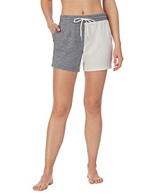Colorblocked French Terry Sleep Shorts