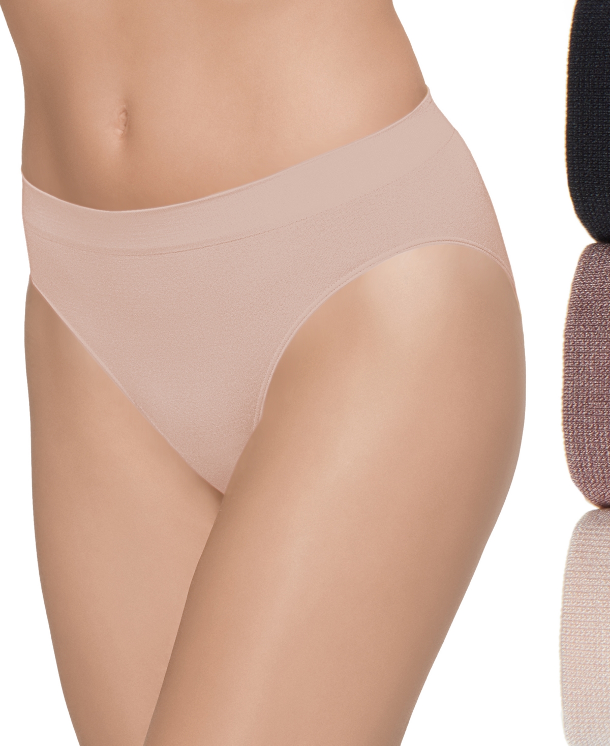 B-Smooth High-Cut Brief 3-Pack 870275 - Rose Dust, Deep Taupe, Black