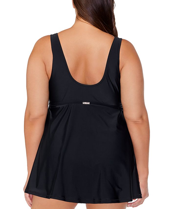 Raisins Curve Trendy Plus Size Lucia Swimdress & Reviews Swimsuits & CoverUps Plus Sizes