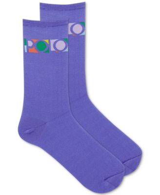 ralph lauren purple socks