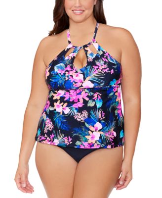 plus size swimsuits macys
