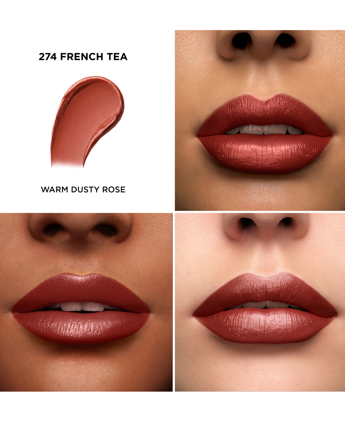 Lancôme L'absolu Rouge Moisturizing Cream Lipstick In Brown