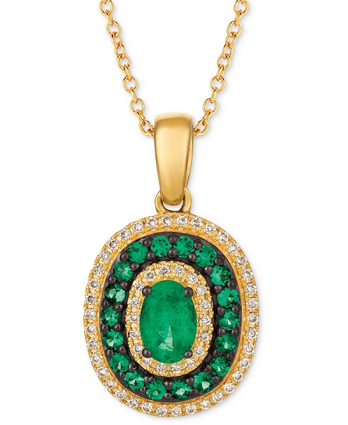 Le Vian Costa Smeralda Emeralds 1 2 ct. t.w. Vanilla Diamonds