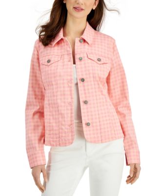 macys pink jacket