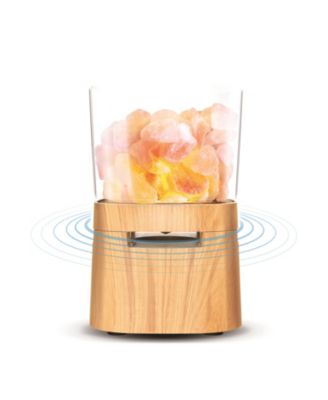 Photo 2 of Lomi Himalayan Salt Lamp Speaker. Speaker lamp adds a modern touch to relaxation. Soothing sounds and Himalayan salt crystals help evoke a tranquil peace of mind. throughout your living room, bedroom, or office. Sit back and relax, Mahli takes care of the