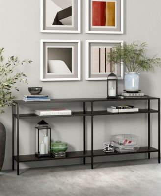 Sivil 64" Console Table with Shelves